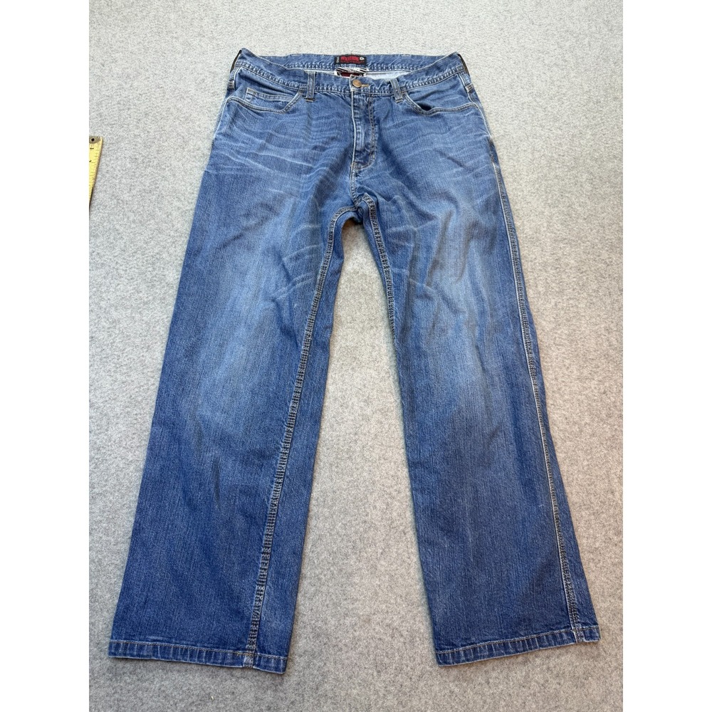 Wolverine FireZero‎ FR Flame Resistant Jeans Mens 33x28 Blue Workwear CAT 2